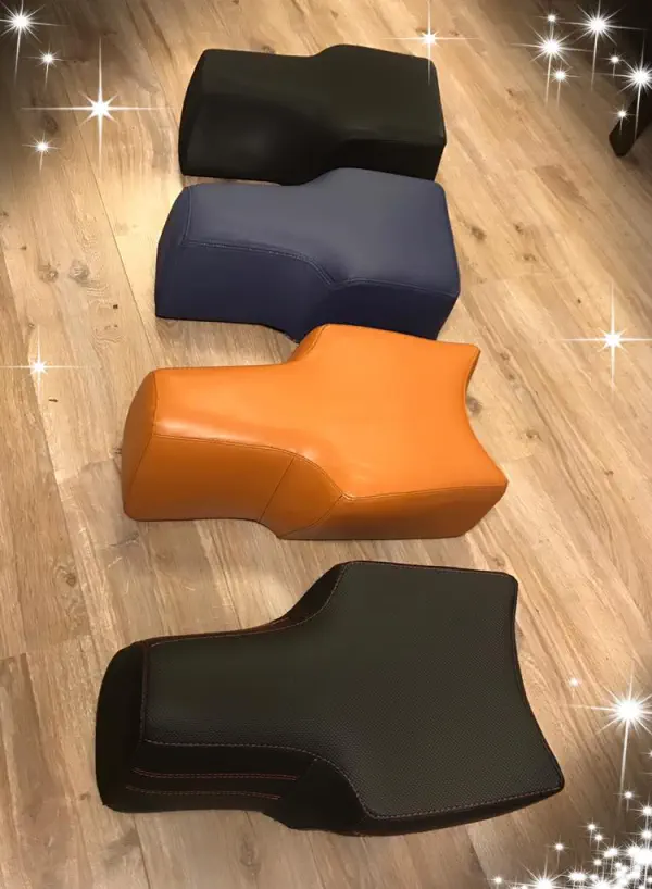 Upholstery samples various colors