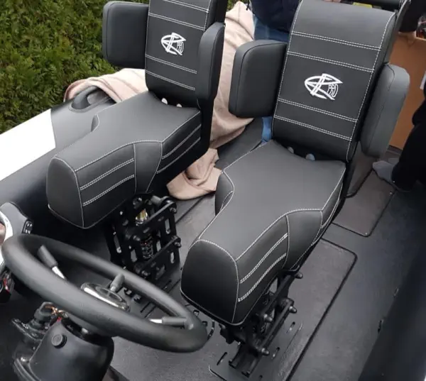 Upholstery seats installed black