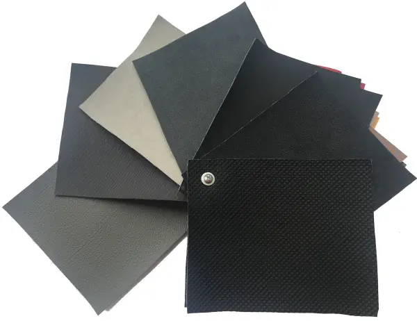Upholstery Grey - black color samples